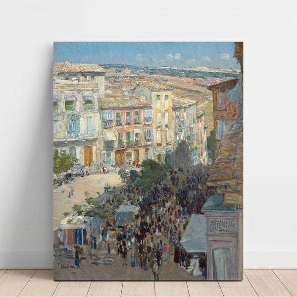 Reproduction of the painting View of a Southern French City - Childe Hassam