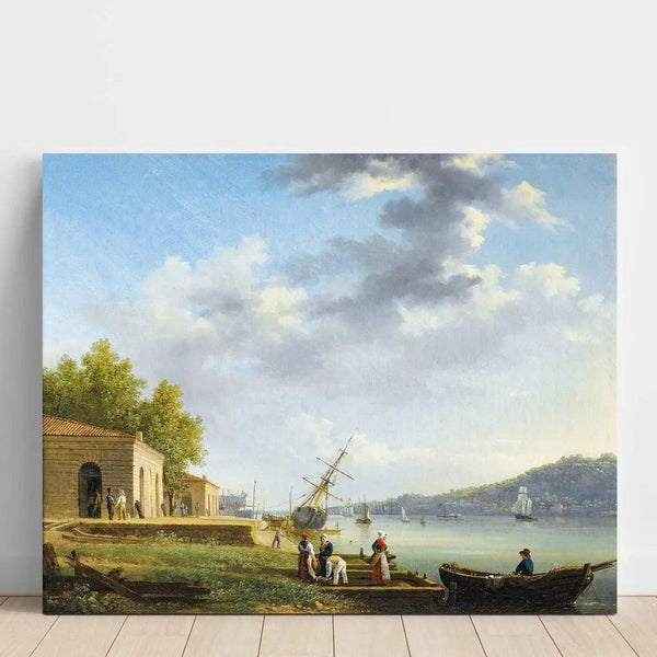Reproduction of the painting View of Bordeaux - Jacques-Raymond Brascassat