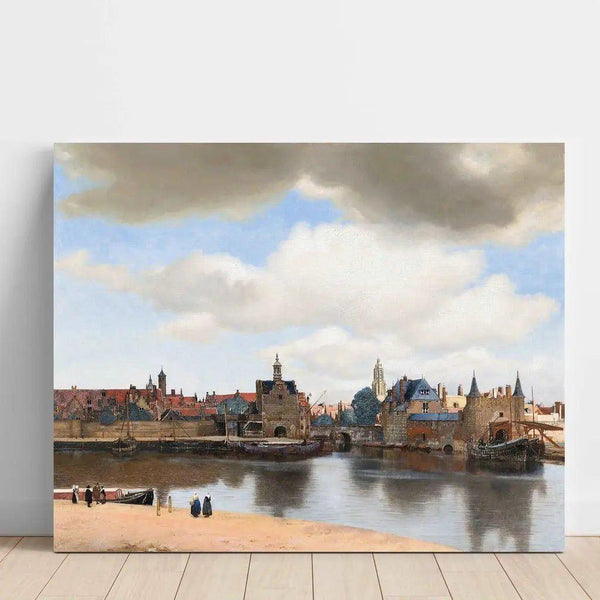Reproduction of the painting View of Delft - Johannes Vermeer