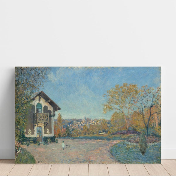 Reproduction of the painting of Vue de Marly-le-Roi depuis Coeur-Volant - Alfred Sisley