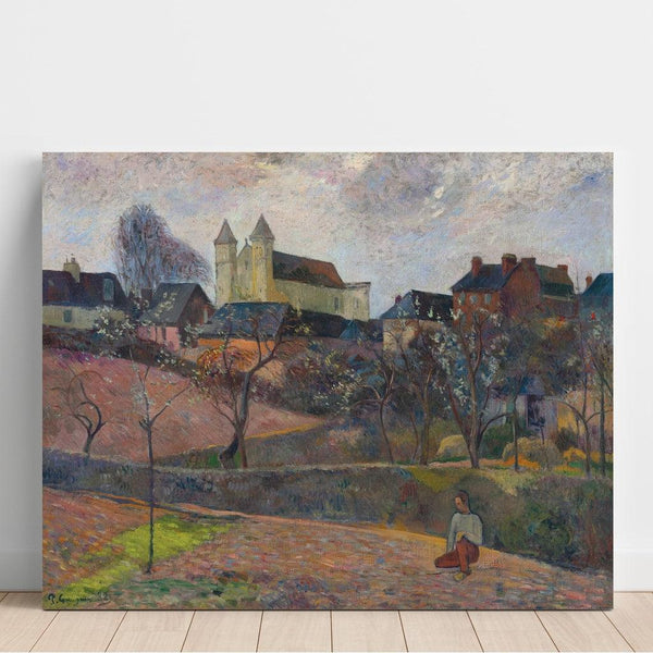 Reproduction of the painting View of Rouen - Paul Gauguin