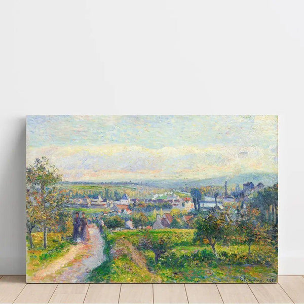 Reproduction of the painting View of Saint-Ouen-l’Aumône - Camille Pissarro