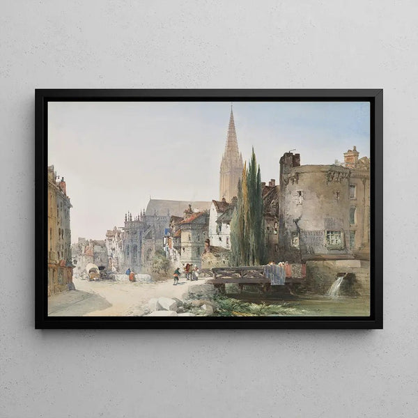 View of Saint-Pierre, Caen (1865) — William Callow | Art print