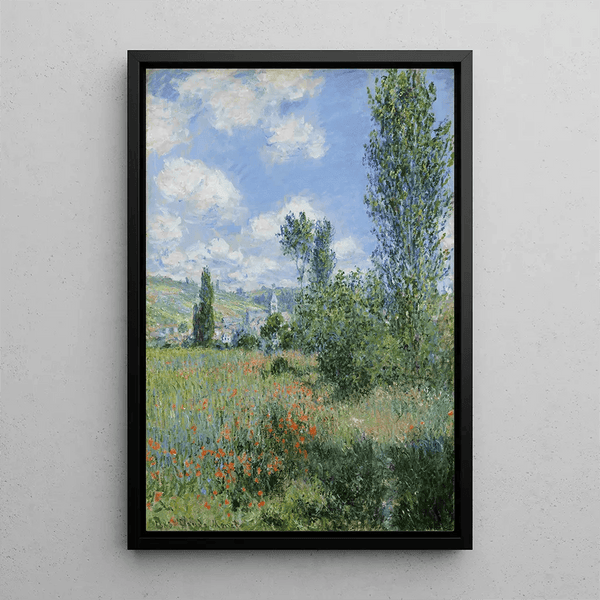 Reproduction of the painting View of Vétheuil by Claude Monet