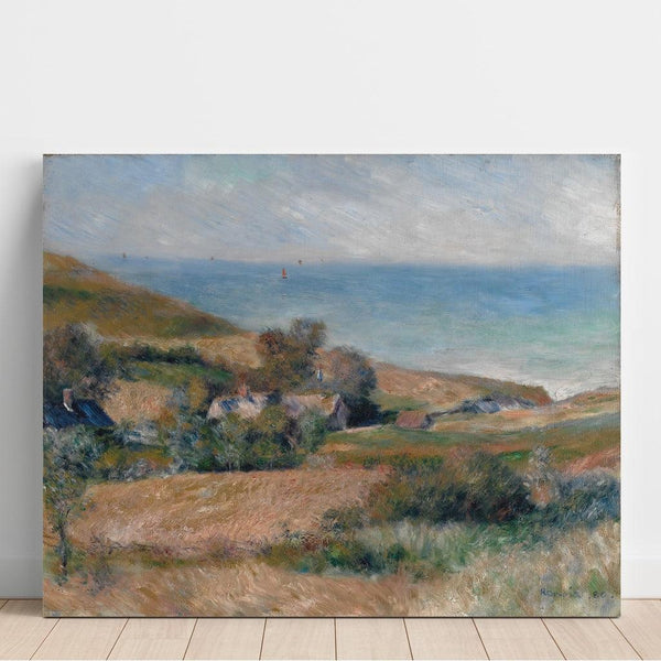 Reproduction of the painting View of the coast near Wargemont in Normandy - Pierre-Auguste Renoir