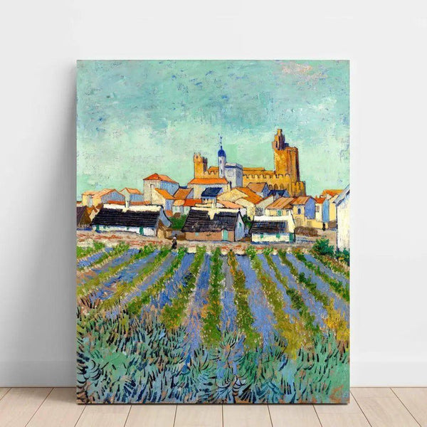 Reproduction of the painting View of Saintes-Maries-de-la-Mer - Vincent Van Gogh