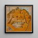 Vue du parc à Dombourg - Jacoba van Heemskerck — framed artwork on a wall