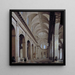 Vue idéale de l'intérieur de l'église Saint-Sulpice pendant sa construction - Danil de Blieck — framed artwork on a wall