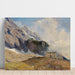 Reproduction of the painting View of the Mainzer Hütte, Hohen Tauern with the Großen Wiesbachhorn in the background - Marie Egner