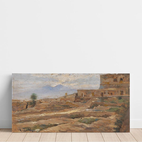 Reproduction of the painting View of Castel Sant'Elmo - Alfred Zoff