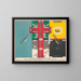 Theological Painting of Adams - W. E. Stephen Co — framed artwork on a wall
