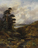 Une gorge tumultueuse dans les Highlands - William Mellor — artwork view