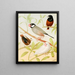 Java Sparrows Painting - W. A. Blakston — framed artwork on a wall