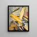 Lancashire copies painting: yellow cock and buff hen - W. A. Blakston — framed artwork on a wall