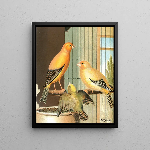 London Canaris Painting - W. A. Blakston — framed artwork on a wall