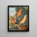 Norwich Canaris Painting: light yellow varied and uniformly marked yellow - W. A. Blakston — framed artwork on a wall