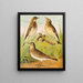 Tree Pipit, Skylark, and Lulu - W. A. Blakston — framed artwork on a wall