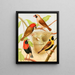 Bird Tapestry Painting - W. A. Blakston — framed artwork on a wall