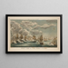 First view of the victory of Com Perry - W. B.. Annin — framed artwork on a wall