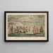 Second view of Commodore Perry's victory - W. B. Annin — framed artwork on a wall