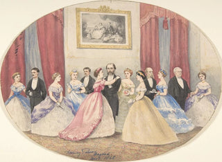 British Reception Painting in Baghdad - W. Henry Pierson — artwork view