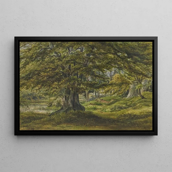 Coldbath Moseley Painting - W. Nicholls — framed artwork on a wall