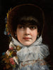 Portrait of a young woman with a fringe - Wacław Józef Koniuszko — artwork view