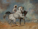 a Black Man with Horses - Wacław Pawliszak — artwork view