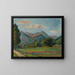 Landscape of the Tatras - Wacław Wśowicz — framed artwork on a wall