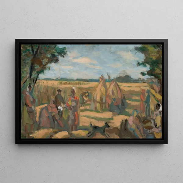 Garden - Wacław Wśowicz — framed artwork on a wall