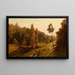 Ukrainian landscape painting - Władimir Donatowicz Orłowski — framed artwork on a wall