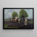 Labourage Painting - Władysław Bocza-Rutkowski — framed artwork on a wall