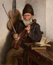 Old man with a violin - Władysław Ciesielski — artwork view