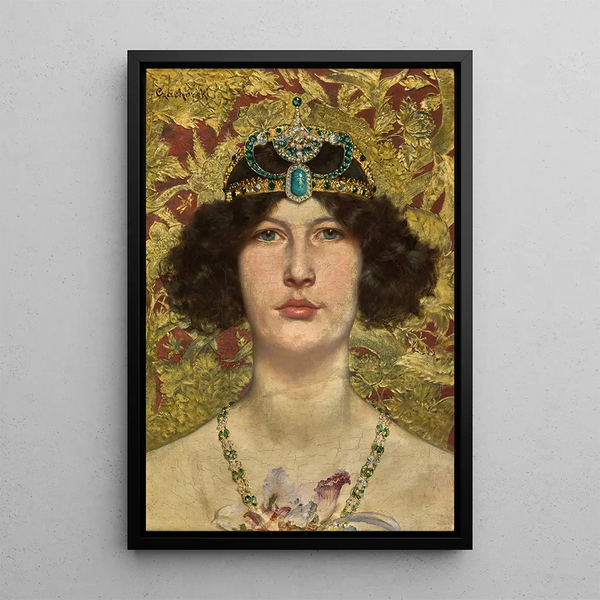 Cleopatra - Władysław Czachórski — framed artwork on a wall