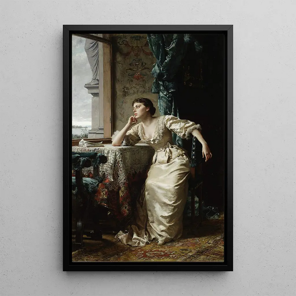 Rêverie - Władysław Czachórski — framed artwork on a wall