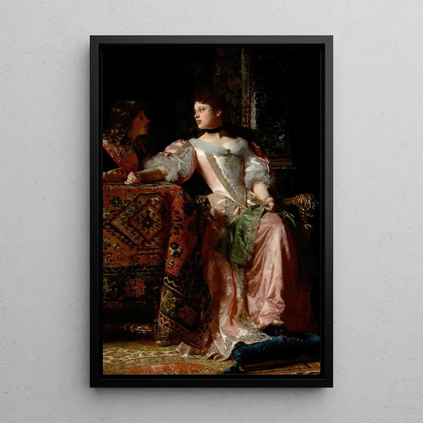 La Proposition - Władysław Czachórski — framed artwork on a wall