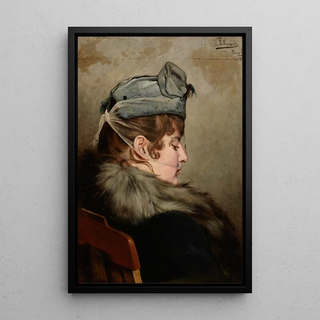 Wadysaw Jan Pochwalski - Portrait of the Lady in a Veil.webp