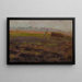Labourage avec des bœufs - Władysław Ostrowski — framed artwork on a wall