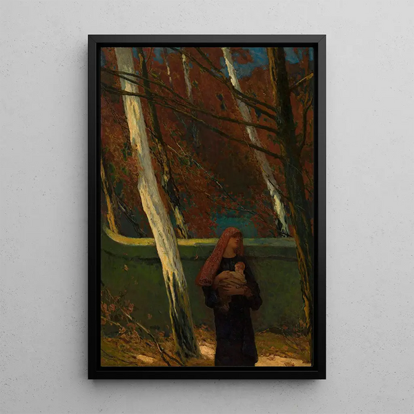 Madonna - Władysław Wankie — framed artwork on a wall