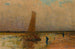 Sailboat at the maritime coast - Władysław Wankie — artwork view