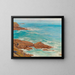 a Coastal Landscape - Władysław Ślewiński — framed artwork on a wall