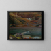 Étang noir - Władysław Ślewiński — framed artwork on a wall