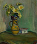 Flowers in a Yellow Pitcher - Władysław Ślewiński — artwork view