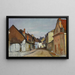 Rue Lubelska in Kazimierz Dolny - Władysław Ślewiński — framed artwork on a wall
