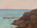 Marine landscape painting with three small boats - Władysław Ślewiński — artwork view