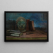 Mask and Books - Władysław Ślewiński — framed artwork on a wall