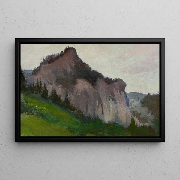 Mountain - Władysław Ślewiński — framed artwork on a wall