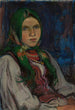 Young Peasant Woman - Władysław Ślewiński — artwork view