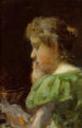 Portrait of a woman - Władysław Ślewiński — artwork view