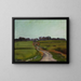 Route parmi les champs - Władysław Ślewiński — framed artwork on a wall